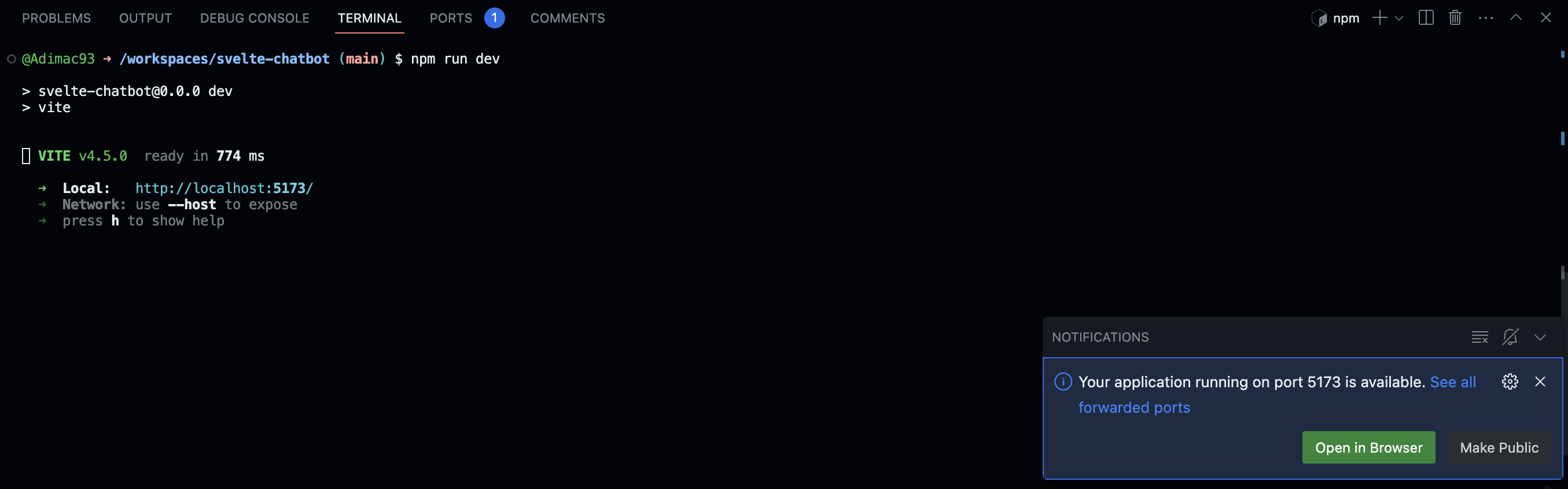 Port forwarding